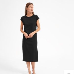 Everlane Luxe Cotton Side-Slot Tee Dress